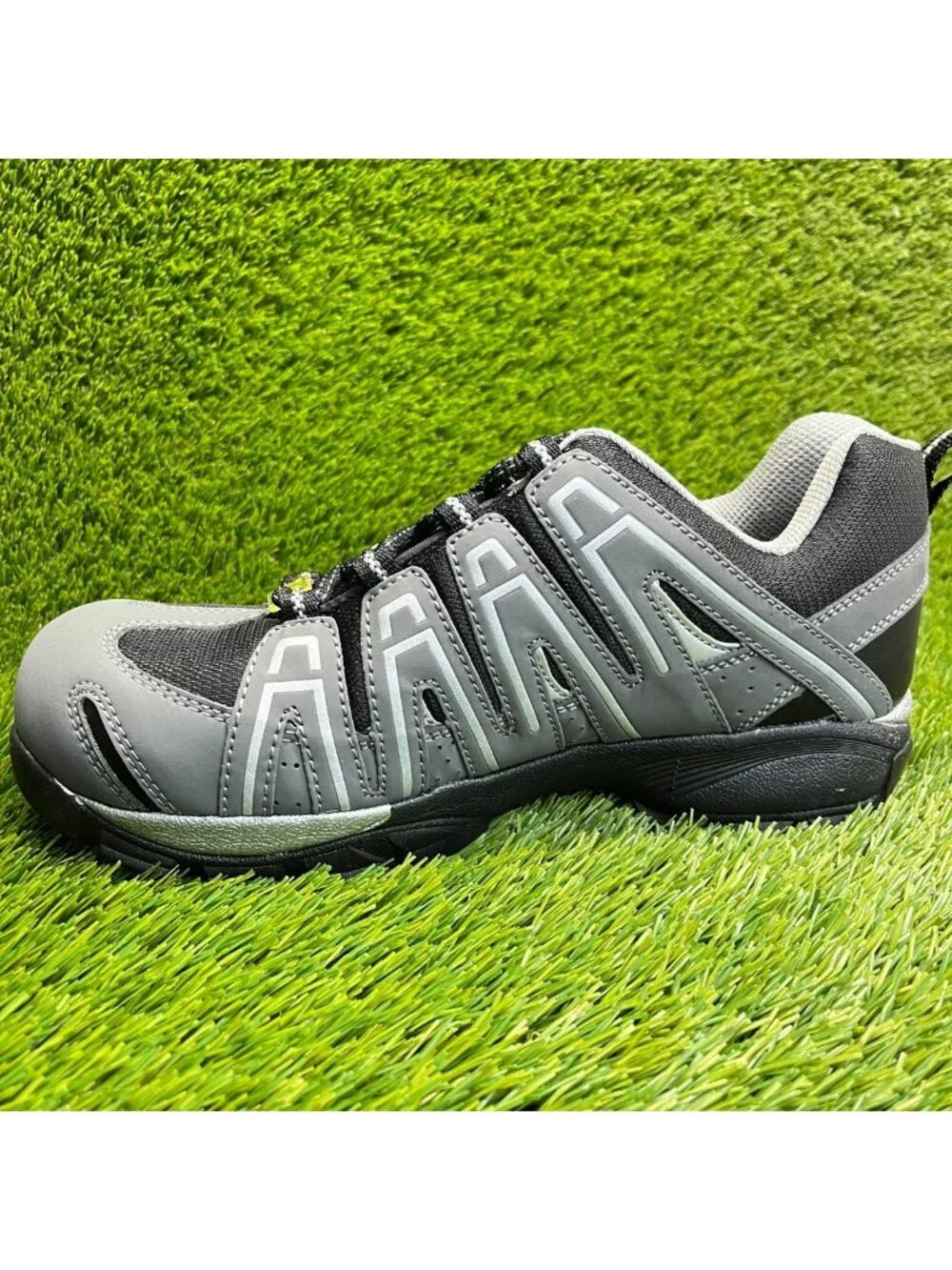 Nautilus Safety Mens Size 10.5 Gray Black Composite Toe Working Shoes Sneakers